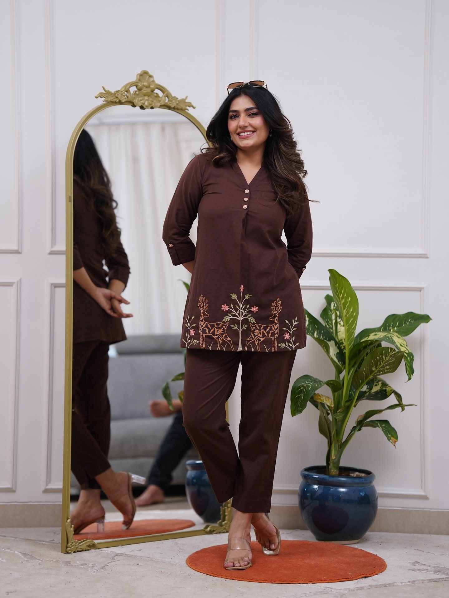 Premium cotton top with beautiful embroidery work (MDCO-07) (01)