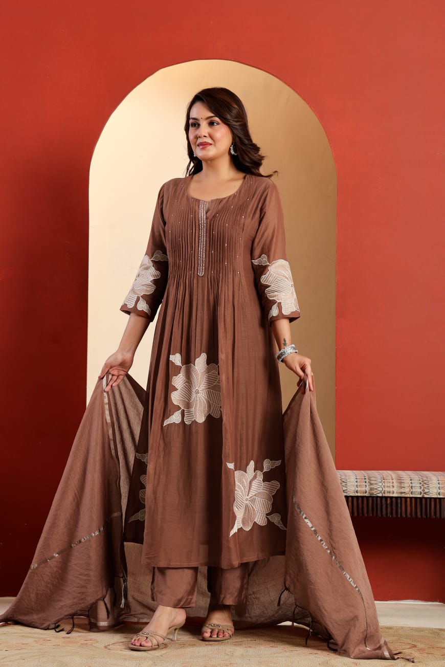 Beautiful Cotton Fabric Heavy Embroidered Work (BMNAM01)
