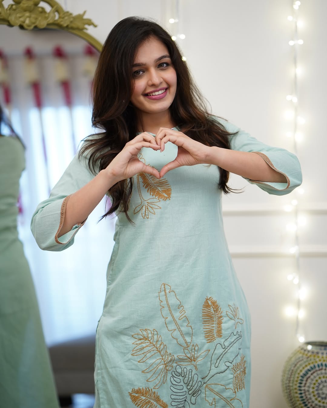 Beautiful Heavy Embroidery Work all over kurti (MDCO-05)