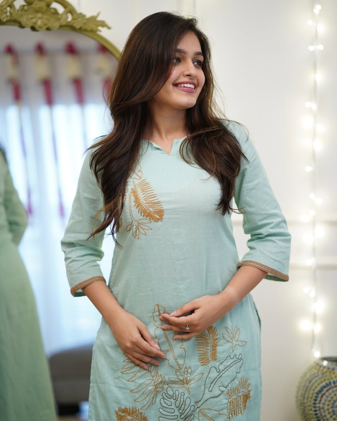 Beautiful Heavy Embroidery Work all over kurti (MDCO-05)