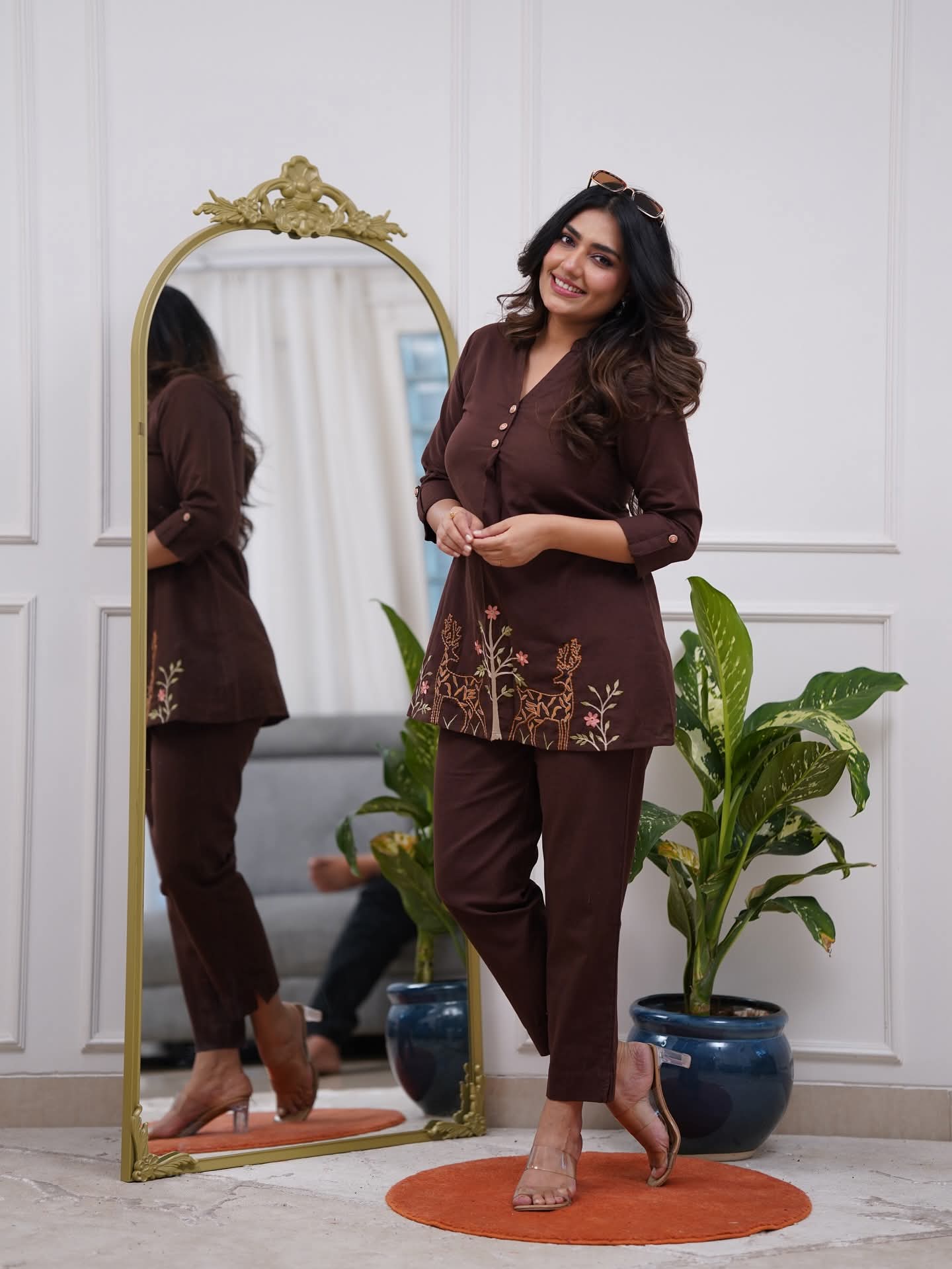 Premium cotton top with beautiful embroidery work (MDCO-07) (01)