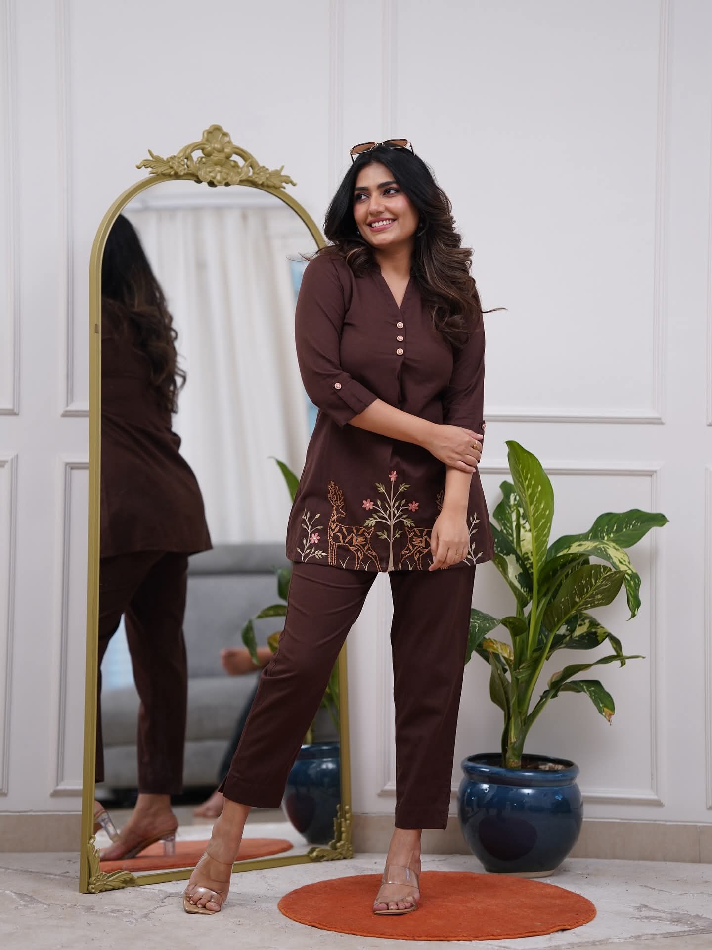 Premium cotton top with beautiful embroidery work (MDCO-07) (01)