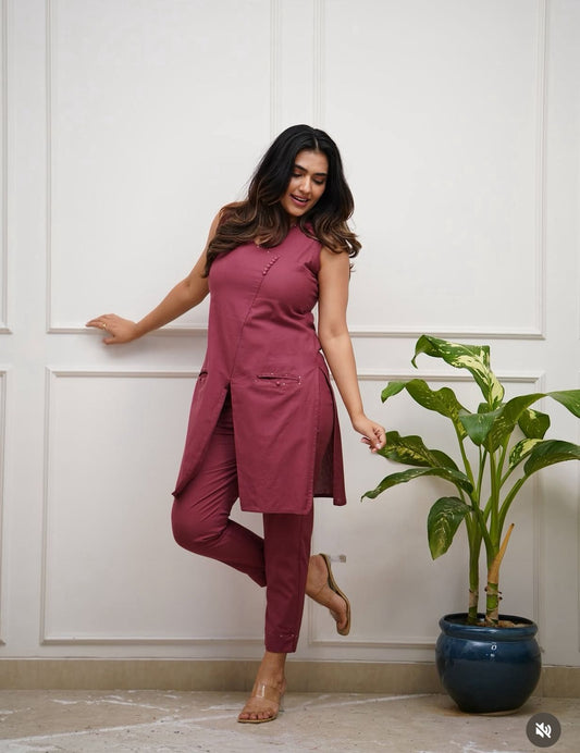 Premium cotton 60*60 top beautiful botton work with 2 pockets (MDCO-11) (01)