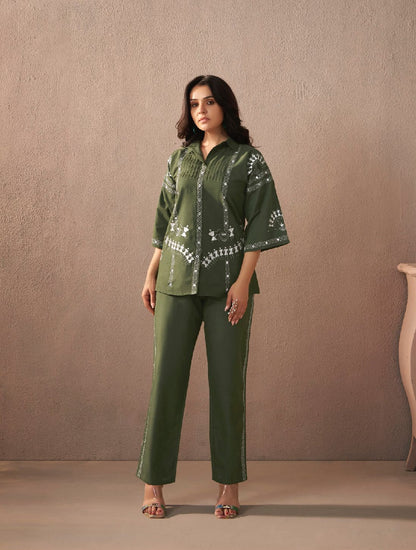 Premium cotton  top with beautifuly embroidery work (MDCO-14)