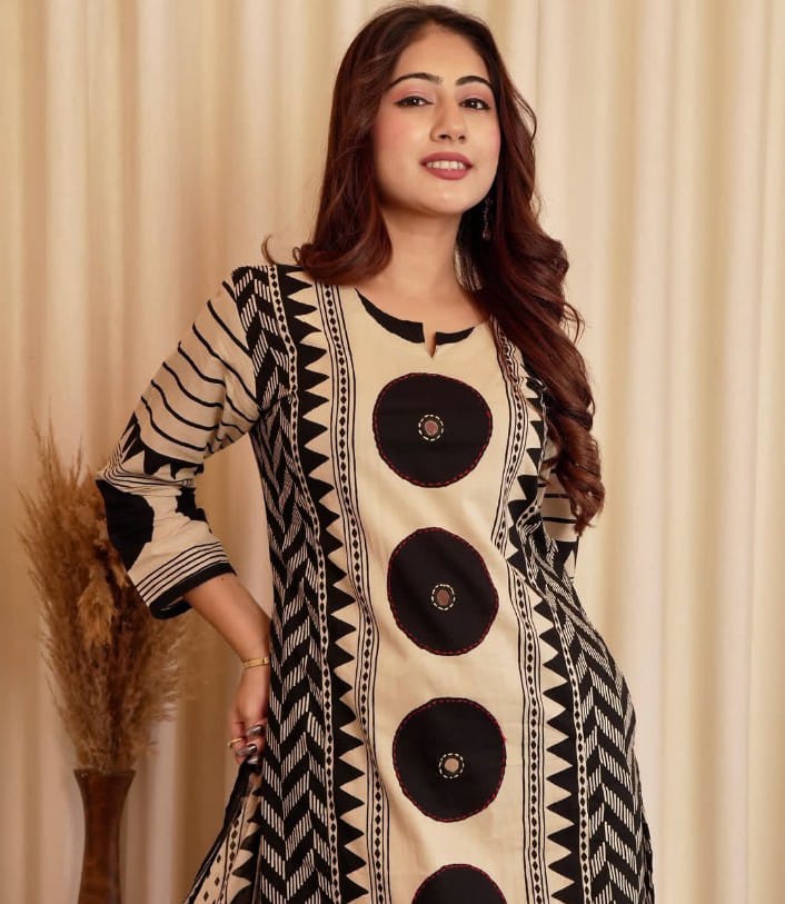 New In Ajrakh Cotton Suit set