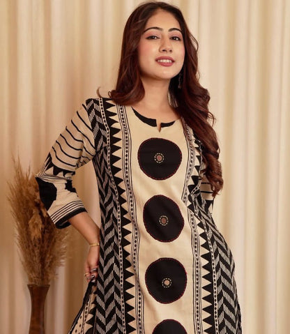 New In Ajrakh Cotton Suit set