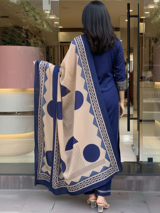 Cotton Kurta Pant Dupatta Sets (MD02)