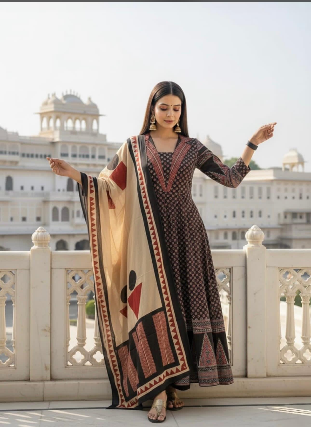 The intricate detailing on the yoke adds a touch of traditional charm (BMAD10)