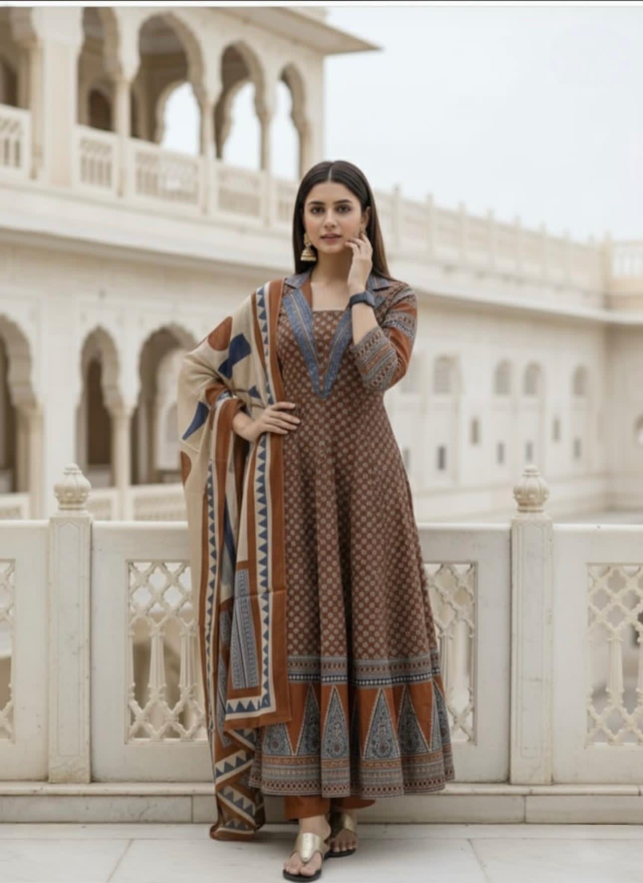 The intricate detailing on the yoke adds a touch of traditional charm (BMAD10)