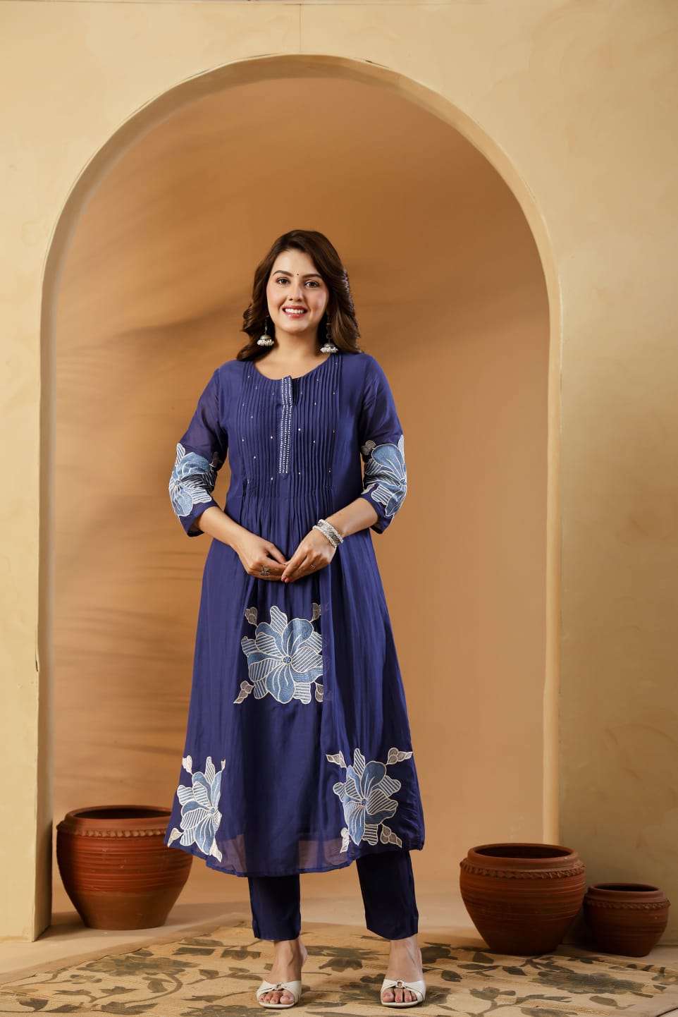Beautiful Cotton Fabric Heavy Embroidered Work (BMNAM01)