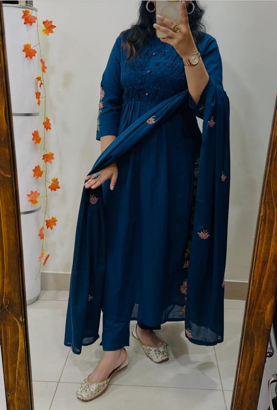 Premium Straight Kurta Pant Set with Machine Embroidery and Soft Dupatta (MAD001)