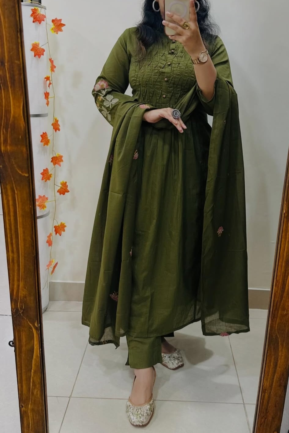 Premium Straight Kurta Pant Set with Machine Embroidery and Soft Dupatta (MAD001)