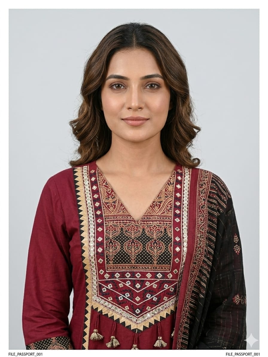 Featuring beautiful Heavy Suit Set which is beautifully decorated with weaving (AJMD01)
